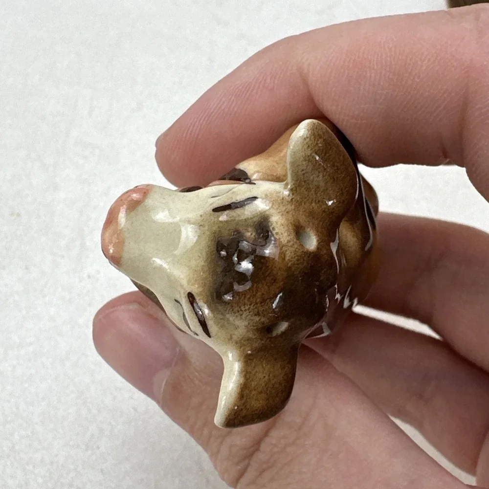 1940s Borden Dairy Salt & Pepper Shakers Elsie Baby Beauregard Ceramic Arts Cow
